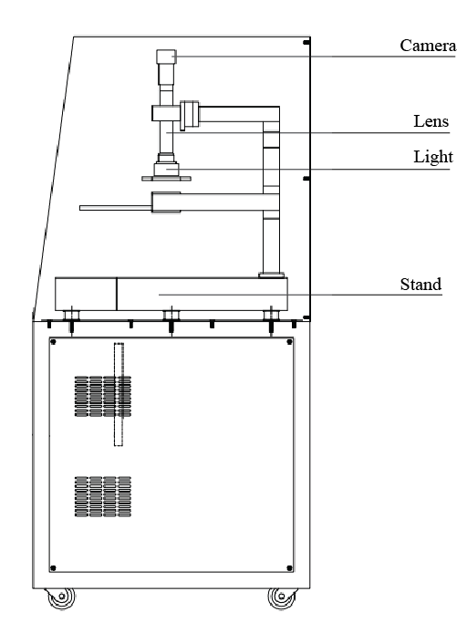 Visual inspection of motherboard board with height difference