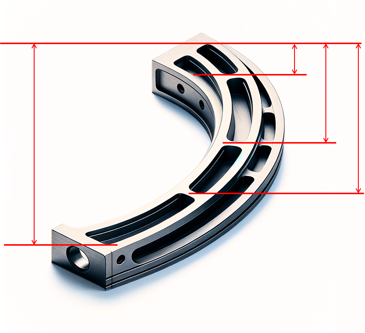 Automatic measurement and inspection system for motorcycle parts