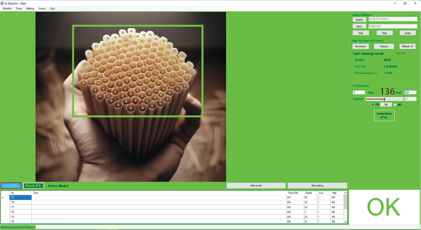 Product counting & recognition system NG