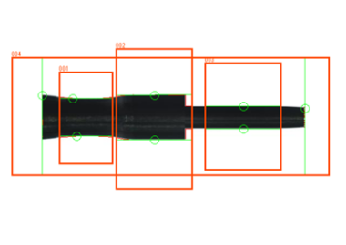 Dimensional inspection of processed metal products