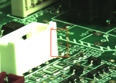 Board connector tilt inspection