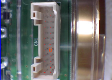 Inspection of connector pins for disconnection and bending