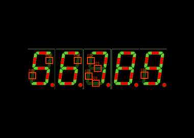 LED 7-segment inspection