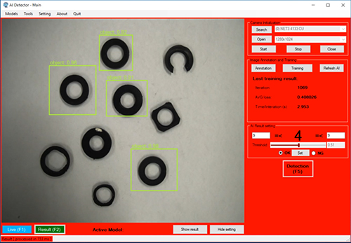 Abnormal shape of rubber packing (O-ring)