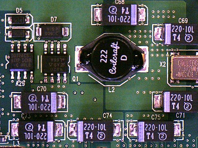 Inspection for the presence of board parts