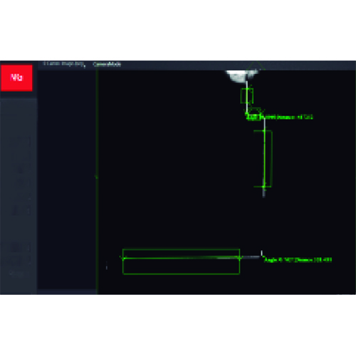 OK / NG evaluation by measuring angle