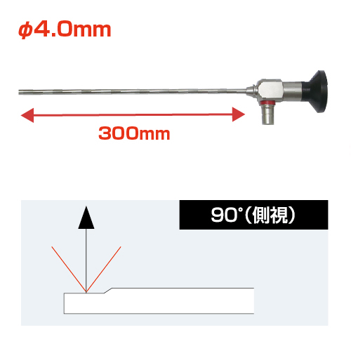 Borescope  φ4.0mm　300mm BAL-9430 (90°)