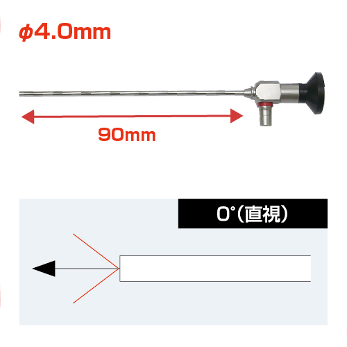 Kính nội soi Borescope φ4.0mm　90mm BAS-0409(0°)